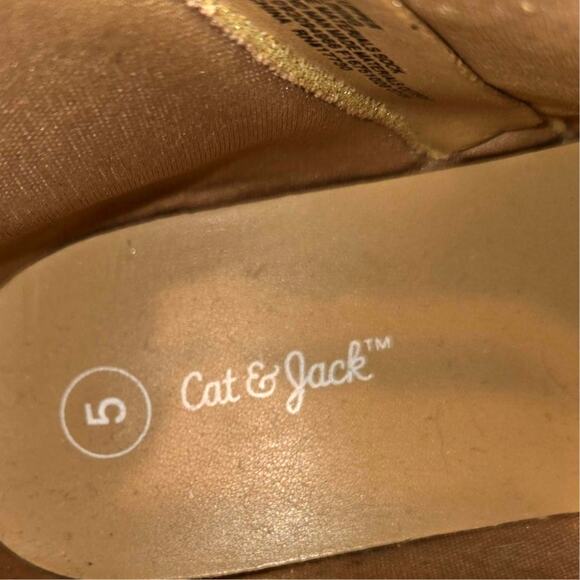 Cat & Jack 5 Girl's Chelsea Cheetah Print Ankle Boots  Kids Zipper Women's Shoes - Picture 5 of 7